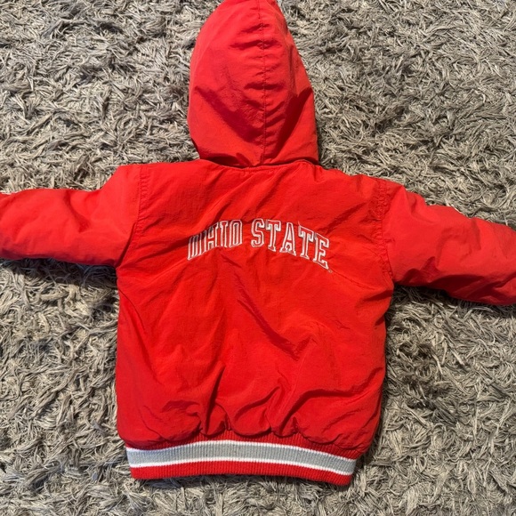 Vintage Ohio State Buckeyes Starter Coat Baby Boy Size 18 Months - Picture 5 of 8